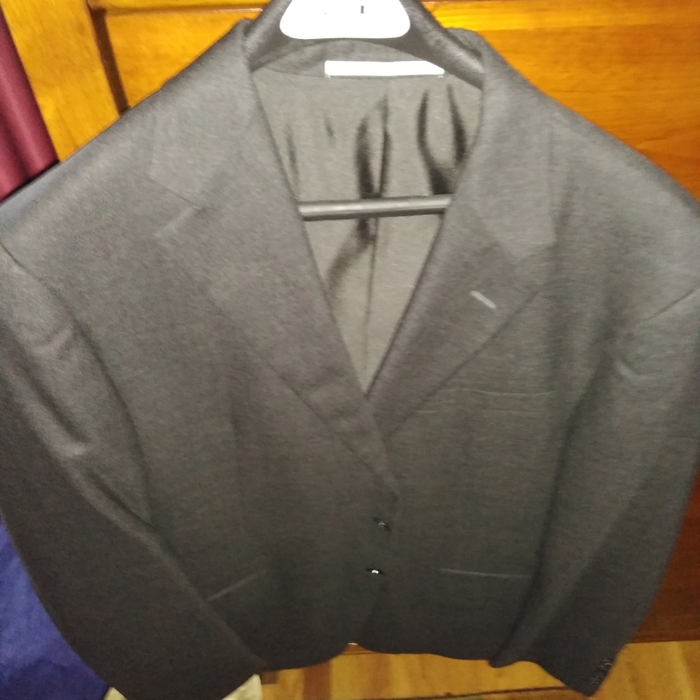 Hickey Freeman Charcoal Grey Men's Blazer (42L)